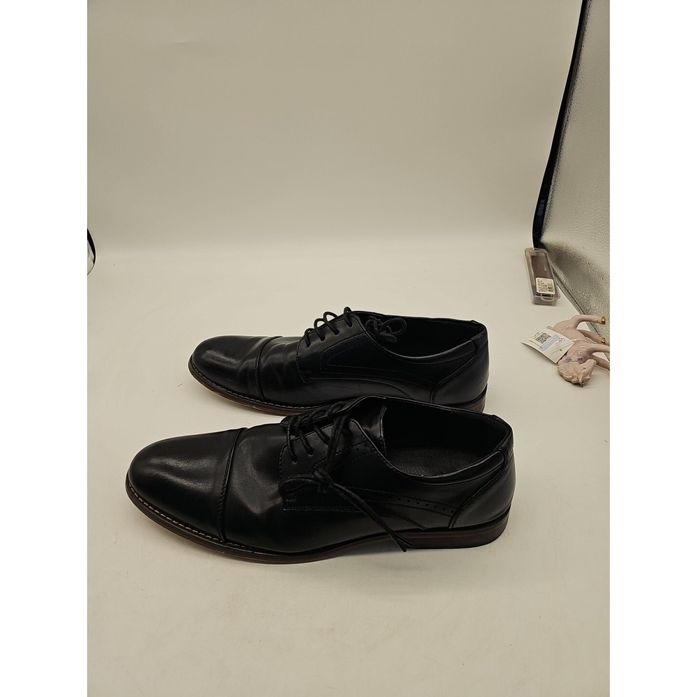 VOSTEY Mens Black Loafers Size 12 1813075 Work Dress Formal Comfort Shoe